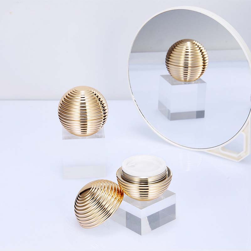 Luxury Skincare Packaging - 30g or argent sphérique acrylique conteneur