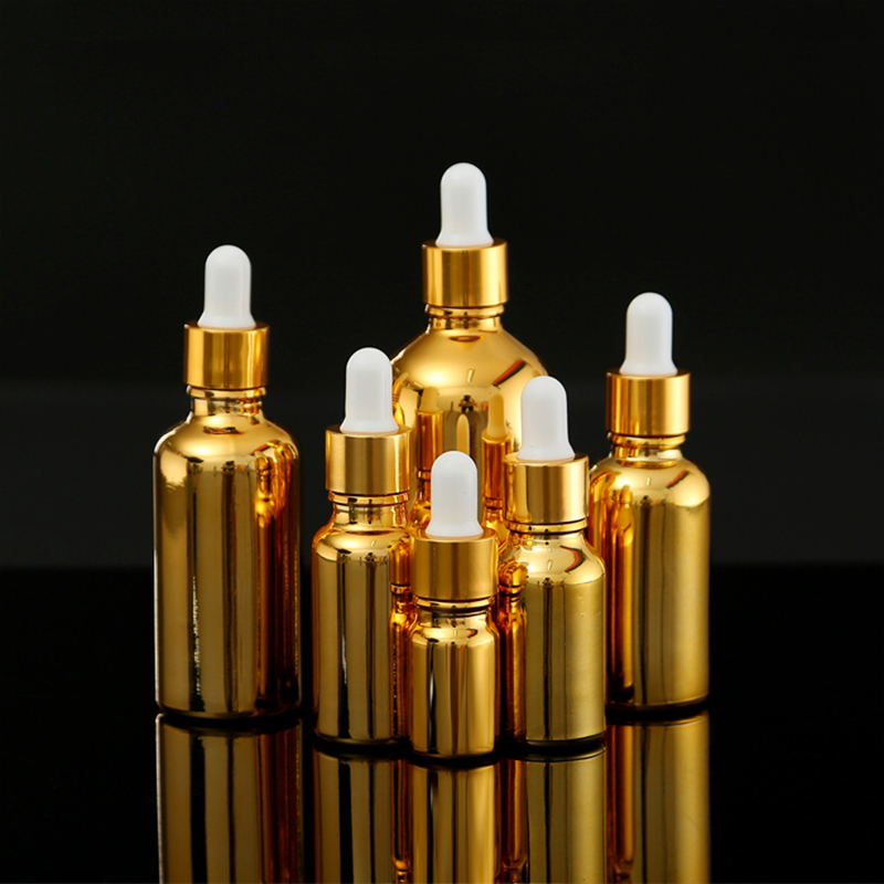 Luxury Skincare Packaging - Bouteilles compte-gouttes vides pour huile essentielle,