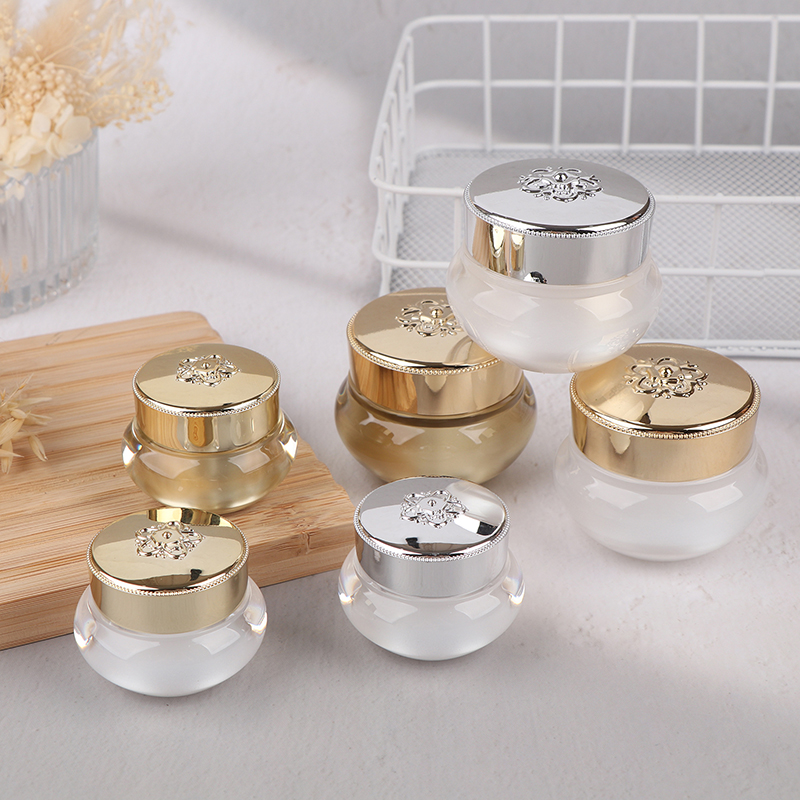 Luxury Skincare Packaging - Pots de voyage vides en acrylique