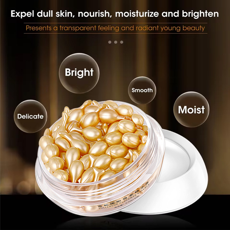 Placenta Extract Serum - Fullerène Placenta Capsule Essence visage éclaircir
