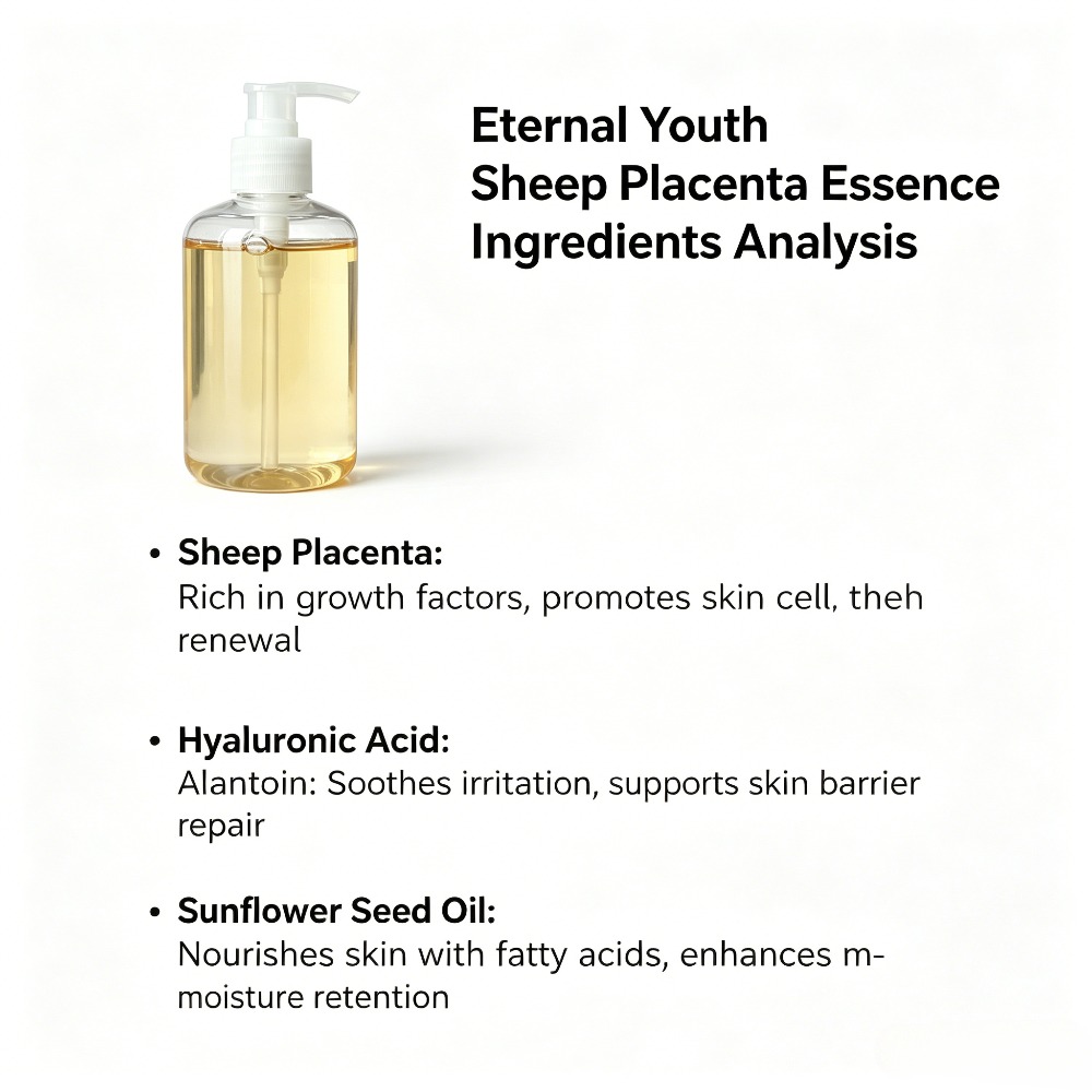 Sérum liquide à l'essence de p - Placenta Extract Serum avis et prix