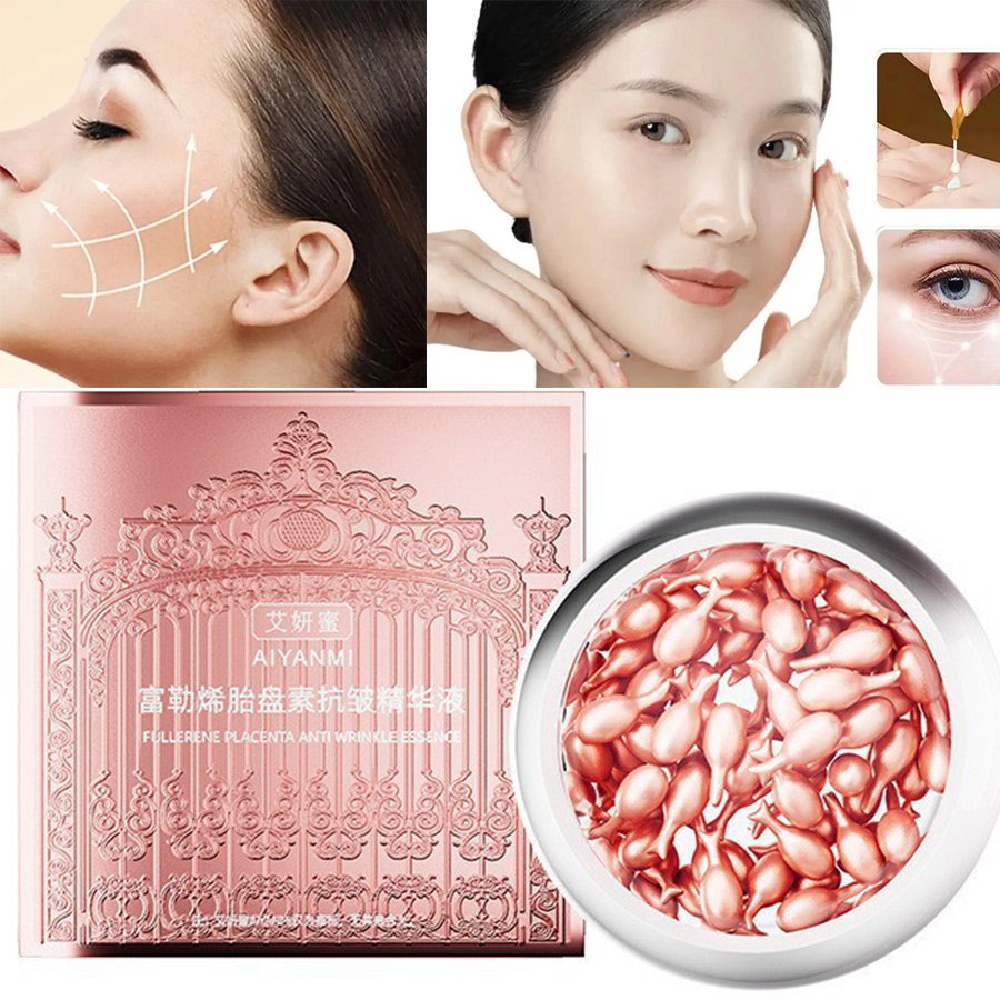 30 Capsules Fullerène Placenta - Placenta Extract Serum avis et prix