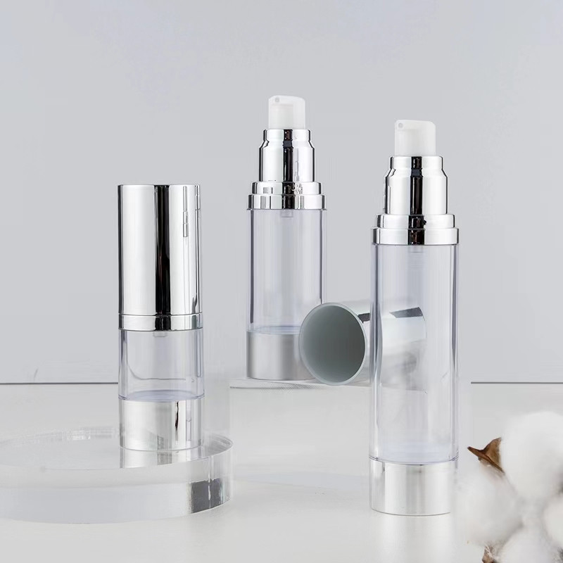 Bouteille à vide en argent bri - Luxury Skincare Bottles avis et prix