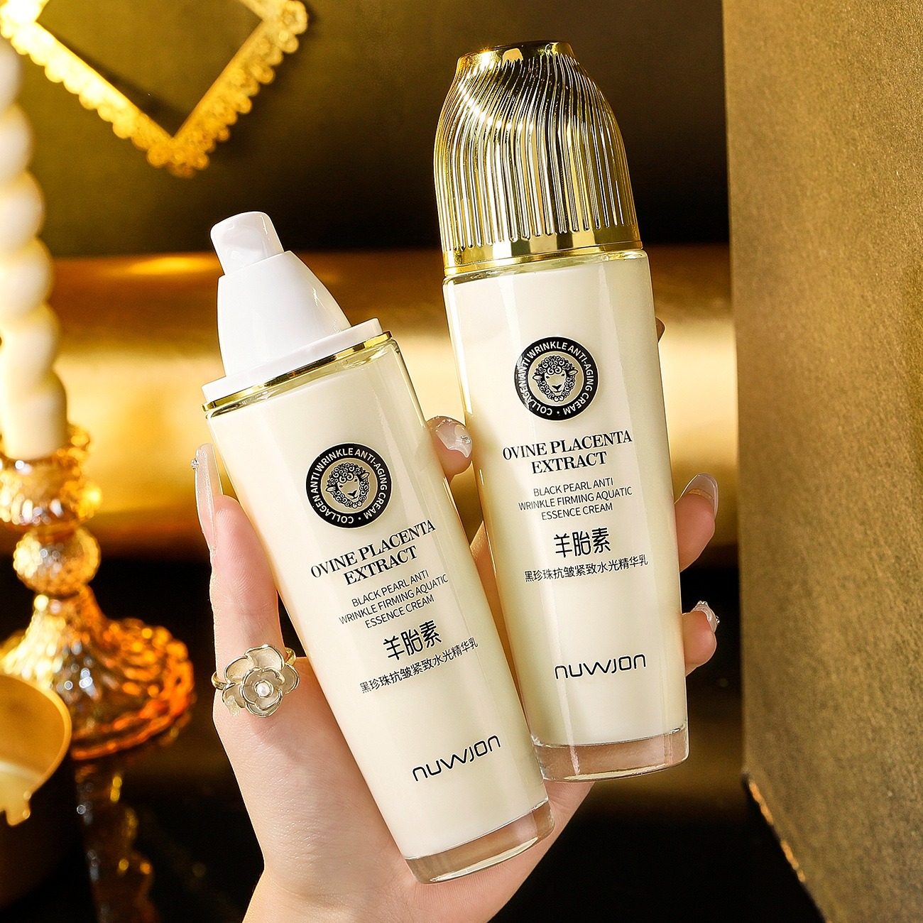 Lotion visage anti-âge 120g, e - Placenta Extract Serum avis et prix