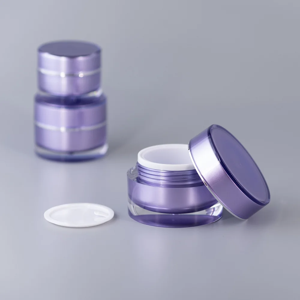 Bouteille droite ronde en acry - Luxury Skincare Packaging avis et prix